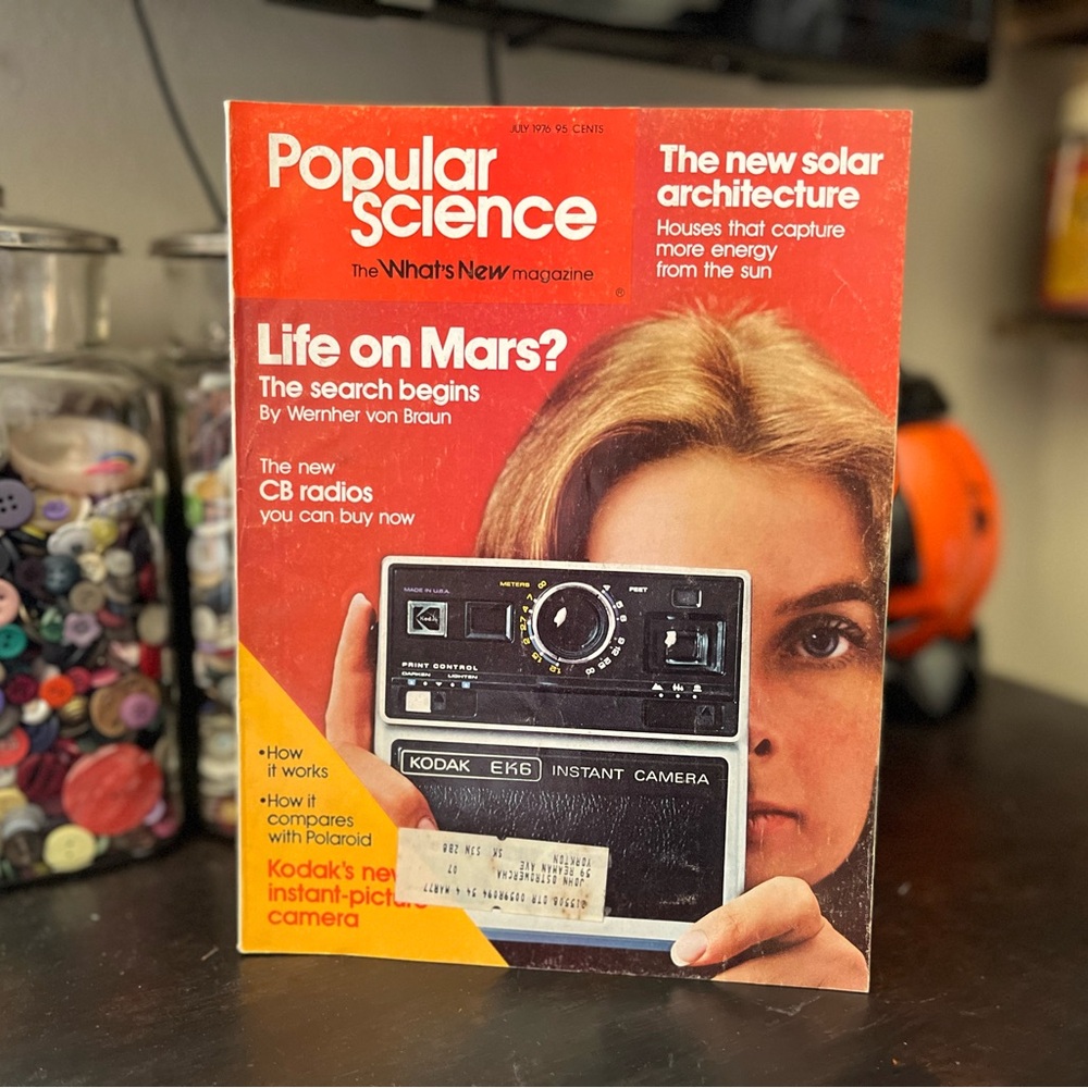 Vintage Popular Science Magazine July 1976